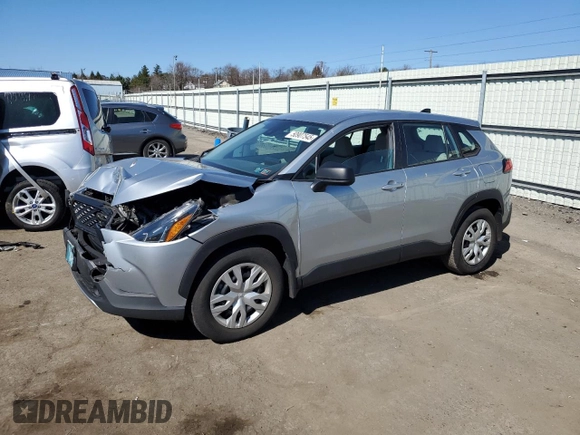 2022 Toyota Corolla Cross L with VIN 7MUAAABG0NV011057, listed as a Copart auction lot 50907545 with 59,328 mi miles and Salvage title. Bid and sale history available at DreamBid. Image 1.