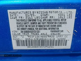 2025 Nissan Sentra SR with VIN 3N1AB8DVXSY291251, listed as a IAAI auction lot 41952362 with 2,802 mi miles and . Bid and sale history available at DreamBid. Image 9.