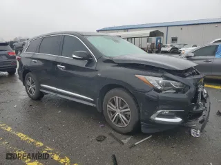 2019 Infiniti QX60 PURE with VIN 5N1DL0MM8KC531594, listed as a Copart auction lot 84862424 with 78,258 mi miles and Salvage Title. Bid and sale history available at carsss.com. Image 4.