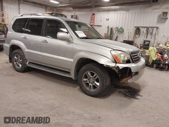 2008 Lexus GX 470 with VIN JTJBT20X480157631, listed as a IAAI auction lot 41965864 with 238,660 mi miles. Bid and sale history available at carsss.com. Image 1.