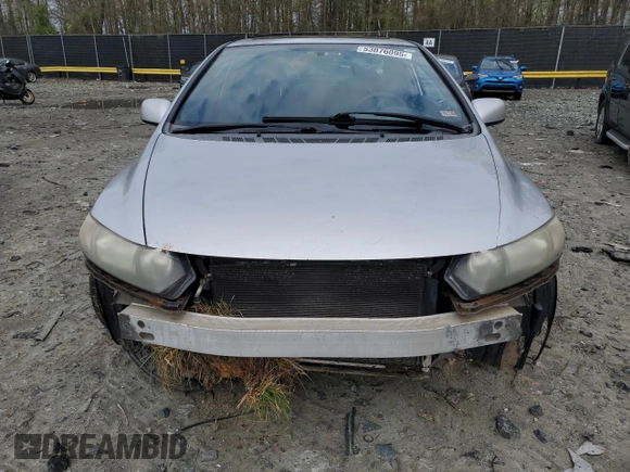 2009 Honda Civic Cpe EX with VIN 2HGFG128X9H502832, listed as a Copart auction lot 53076095 with 147,497 mi miles and Salvage Title. Bid and sale history available at carsss.com. Image 5.