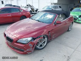 2012 BMW 6 Series 650i with VIN WBALZ3C51CC397701, listed as a IAAI auction lot 41912702 with 46,230 mi miles. Bid and sale history available at carsss.com. Image 2.