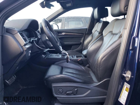 2018 Audi SQ5 Prestige with VIN WA1C4AFY9J2125812, listed as a Copart auction lot 83863484 with 87,142 mi miles and Salvage Title. Bid and sale history available at DreamBid. Image 7.