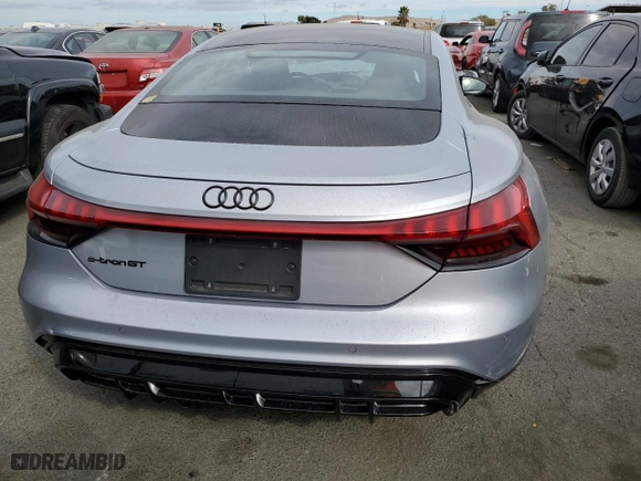 2022 Audi e-tron GT Prestige with VIN WAUEJBFW0N7006385, listed as a Copart auction lot 70174293 with NaN miles. Bid and sale history available at carsss.com. Image 6.