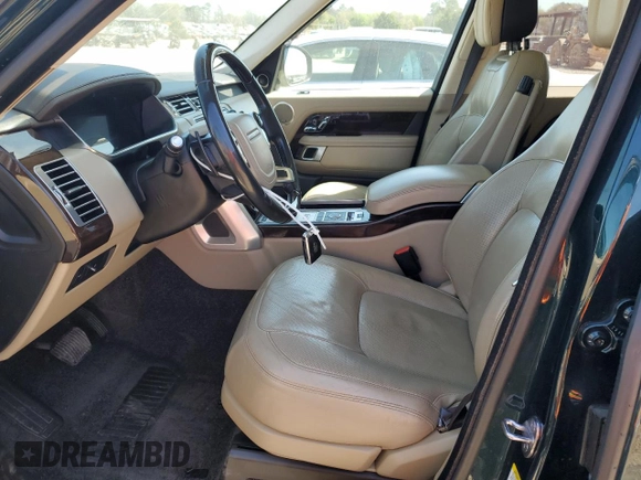 2019 Land Rover Range Rover with VIN SALGS2RE9KA520996, listed as a Copart auction lot 50520845 with 108,261 mi miles and Salvage title. Bid and sale history available at DreamBid. Image 7.