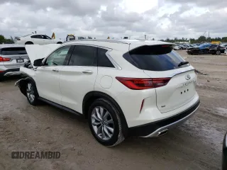 2022 Infiniti QX50 Essential with VIN 3PCAJ5CBXNF117489, listed as a Copart auction lot 68356262 with 4,379 mi miles and . Bid and sale history available at DreamBid. Image 2.