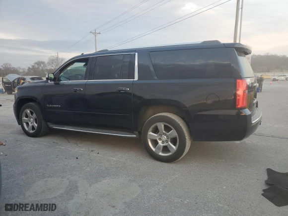 2017 Chevrolet Suburban Premier with VIN 1GNSCJKC6HR201882, listed as a Copart auction lot 45890665 with 125,482 mi miles and Clean Title. Bid and sale history available at carsss.com. Image 2.