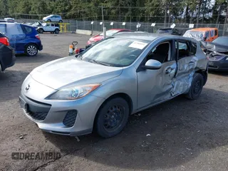 2013 Mazda 3 i Touring with VIN JM1BL1LP2D1756136, listed as a IAAI auction lot 41766011 with 147,523 mi miles and . Bid and sale history available at carsss.com. Image 2.