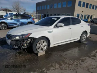 2016 Kia Optima Hybrid with VIN KNAGM4AD2G5096655, listed as a Copart auction lot 47435075 with 171,468 mi miles and Salvage Title. Bid and sale history available at carsss.com. Image 1.