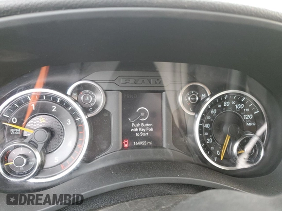 2019 Ram 3500 Tradesman with VIN 3C63RRGL6KG612653, listed as a Copart auction lot 87337984 with 164,955 mi miles and Clean Title. Bid and sale history available at carsss.com. Image 9.