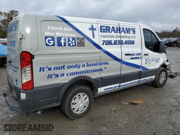 2017 Ford Transit with VIN 1FTYR1ZM7HKA22324, listed as a Copart auction lot 84074884 with 146,944 mi miles and Salvage Title. Bid and sale history available at DreamBid. Image 3.