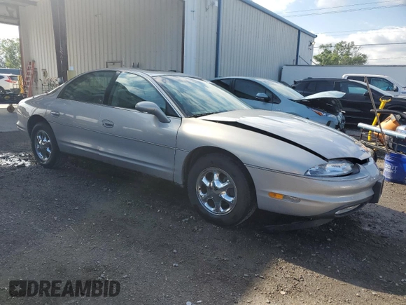 1997 Oldsmobile Aurora with VIN 1G3GR62C0V4102252, listed as a Copart auction lot 53270245 with 123,615 mi miles and Salvage Title. Bid and sale history available at DreamBid. Image 4.