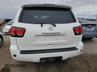2018 Toyota Sequoia SR5 with VIN 5TDBY5G13JS165133, listed as a Copart auction lot 45189315 with 0 mi miles and Salvage Title. Bid and sale history available at carsss.com. Image 6.