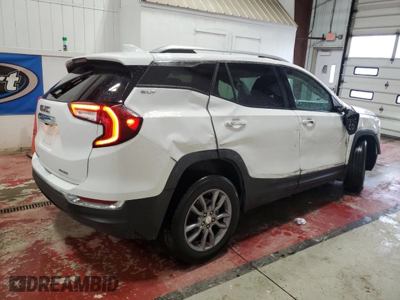 2024 GMC Terrain SLT с VIN 3GKALVEG3RL157105, выставлен на аукционе Copart как лот 58046825 с пробегом 32 700 миль миль и На запчасти • Non repairable. История ставок и продаж доступна на DreamBid. Изображение 3.