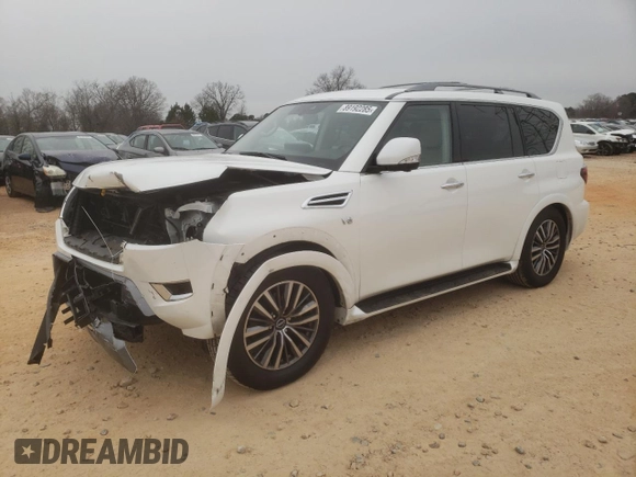2022 Nissan Armada SL with VIN JN8AY2BB3N9812729, listed as a Copart auction lot 89192285 with 66,915 mi miles and Salvage Title. Bid and sale history available at carsss.com. Image 1.