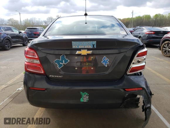 2018 Chevrolet Sonic LS with VIN 1G1JB5SH0J4125145, listed as a Copart auction lot 49402054 with 75,850 mi miles and Salvage title. Bid and sale history available at DreamBid. Image 6.