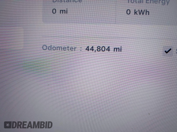 2020 Tesla Model X Long Range with VIN 5YJXCDE26LF238982, listed as a IAAI auction lot 42100220 with 44,804 mi miles. Bid and sale history available at carsss.com. Image 16.