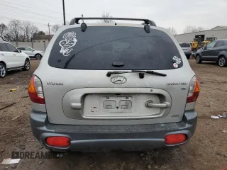 2004 Hyundai Santa Fe GLS with VIN KM8SC73D94U617141, listed as a Copart auction lot 46931565 with 120,192 mi miles and Salvage Title. Bid and sale history available at carsss.com. Image 6.