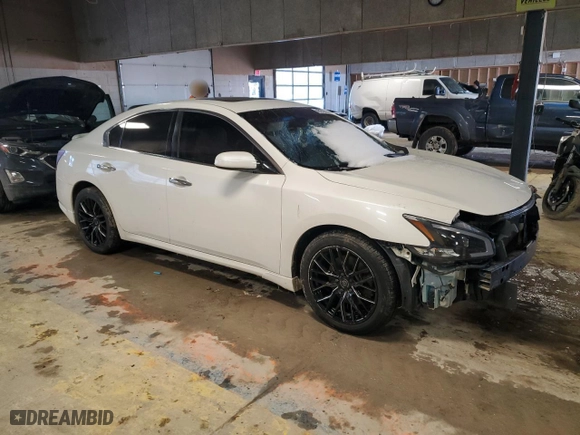 2009 Nissan Maxima 3.5 S with VIN 1N4AA51E09C824896, listed as a Copart auction lot 46272715 with 0 mi miles and Salvage Title. Bid and sale history available at carsss.com. Image 4.