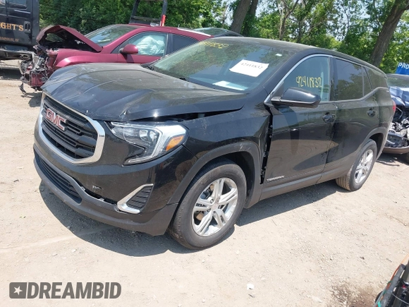 2019 GMC Terrain SLE with VIN 3GKALMEV9KL368629, listed as a IAAI auction lot 42411832 with 46,639 mi miles and . Bid and sale history available at DreamBid. Image 17.