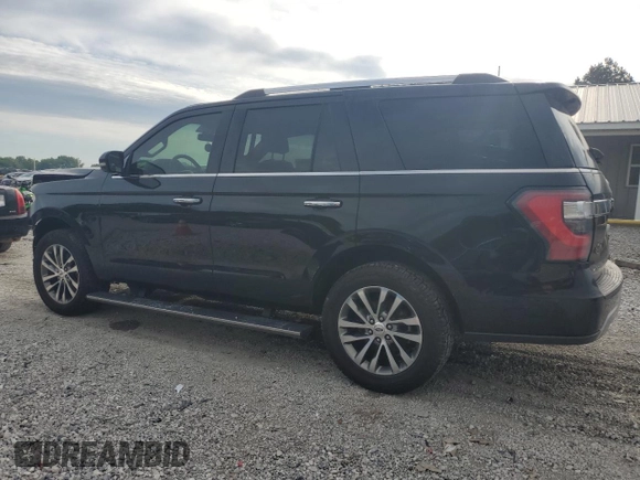 2018 Ford Expedition Limited with VIN 1FMJU2ATXJEA47467, listed as a Copart auction lot 55686285 with 130,505 mi miles and Salvage title. Bid and sale history available at DreamBid. Image 2.