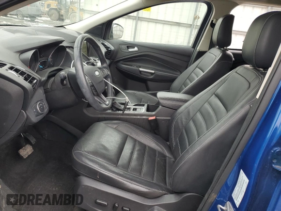 2019 Ford Escape Titanium with VIN 1FMCU9J96KUA01289, listed as a Copart auction lot 44680995 with 93,000 mi miles and Salvage Title. Bid and sale history available at carsss.com. Image 7.