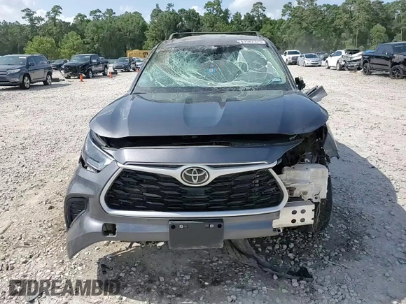 2023 Toyota Highlander L with VIN 5TDKDRAH9PS516063, listed as a Copart auction lot 61582375 with 44,807 mi miles and Non repairable. Bid and sale history available at DreamBid. Image 15.
