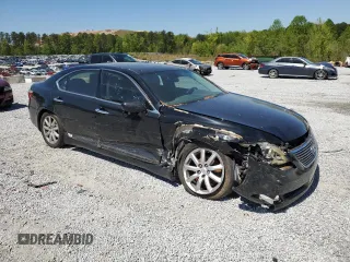 2008 Lexus LS 460 L with VIN JTHGL46F585031637, listed as a Copart auction lot 52797845 with 275,741 mi miles and Salvage title. Bid and sale history available at DreamBid. Image 4.