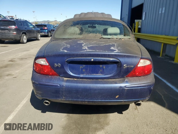 2002 Jaguar S-Type with VIN SAJDA03N32FM35859, listed as a Copart auction lot 48089525 with 67,675 mi miles and Clean Title. Bid and sale history available at DreamBid. Image 6.