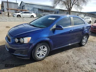 2014 Chevrolet Sonic LT with VIN 1G1JC5SB0E4135480, listed as a Copart auction lot 44749905 with 87,879 mi miles and Salvage Title. Bid and sale history available at DreamBid. Image 1.