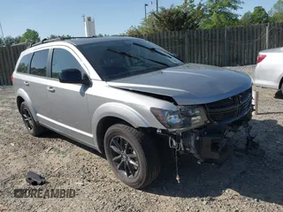 2019 Dodge Journey SE with VIN 3C4PDCBB7KT872524, listed as a IAAI auction lot 42093711 with 86,519 mi miles and . Bid and sale history available at DreamBid. Image 1.