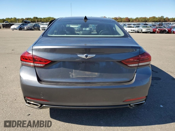 2015 Hyundai Genesis 3.8L with VIN KMHGN4JE4FU100178, listed as a Copart auction lot 75723694 with 112,114 mi miles and Salvage Title. Bid and sale history available at carsss.com. Image 6.