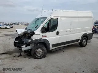 2019 Ram ProMaster Cargo Van with VIN 3C6TRVBG9KE528986, listed as a Copart auction lot 42177044 with 36,445 mi miles and Salvage Title. Bid and sale history available at carsss.com. Image 1.