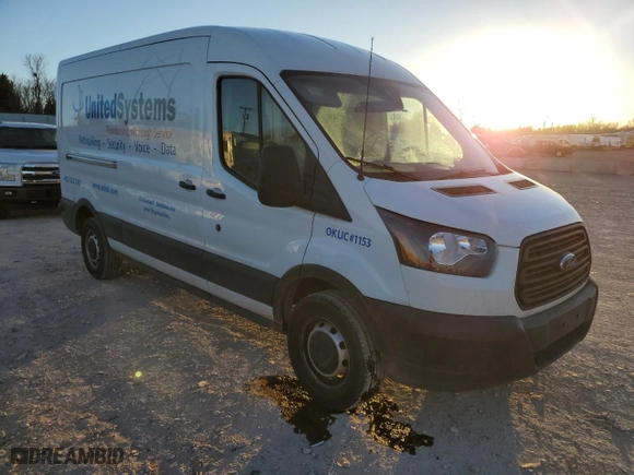 2019 Ford Transit Van with VIN 1FTYE2CM5KKB19121, listed as a Copart auction lot 89236945 with NaN miles and Salvage Title. Bid and sale history available at carsss.com. Image 4.
