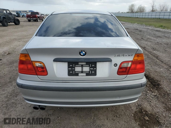 2001 BMW 3 Series 325i with VIN WBAAV33451EE26745, listed as a Copart auction lot 48457115 with 151,899 mi miles and Salvage Title. Bid and sale history available at carsss.com. Image 6.