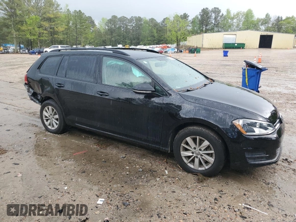 2015 Volkswagen Golf SportWagen TSI S with VIN 3VWC17AU6FM501644, listed as a Copart auction lot 52581005 with 79,239 mi miles and Salvage Title. Bid and sale history available at carsss.com. Image 4.