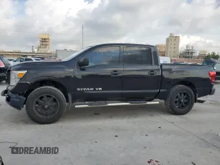 2017 Nissan Titan SV z VIN 1N6AA1EK2HN514557, wystawiony jako Copart lot #57273835 z przebiegiem 87 130 mil mil oraz Szkoda całkowita • Salvage title. Historia ofert i sprzedaży dostępna na DreamBid. Obrazek 1.