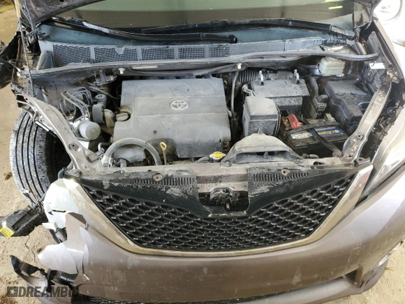 2015 Toyota Sienna SE with VIN 5TDXK3DC6FS545186, listed as a Copart auction lot 55394934 with 201,113 mi miles and Salvage Title. Bid and sale history available at carsss.com. Image 12.