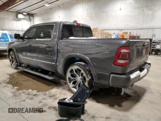2020 Ram 1500 Limited with VIN 1C6SRFHTXLN413543, listed as a Copart auction lot 45382985 with 52,586 mi miles and Clean Title. Bid and sale history available at carsss.com. Image 2.