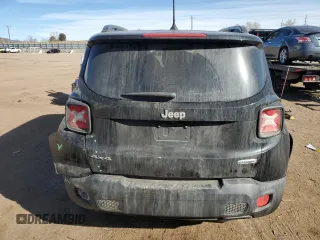 2017 Jeep Renegade Latitude with VIN ZACCJBBB8HPG30021, listed as a Copart auction lot 47410295 with 83,436 mi miles and Salvage Title. Bid and sale history available at carsss.com. Image 6.