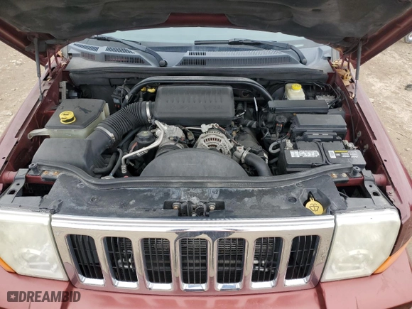 2007 Jeep Commander Sport with VIN 1J8HG48PX7C672897, listed as a Copart auction lot 43740985 with 185,674 mi miles and Salvage Title. Bid and sale history available at carsss.com. Image 12.