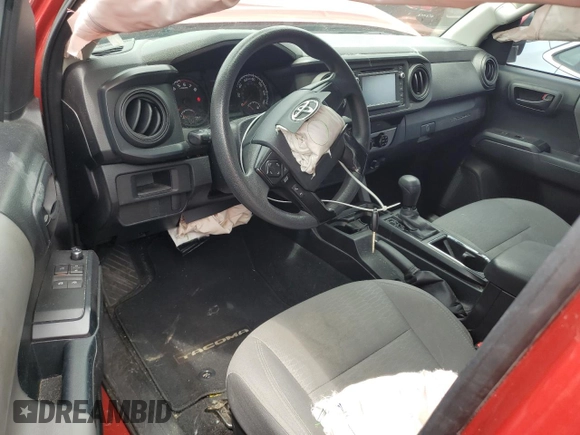 2017 Toyota Tacoma SR with VIN 5TFRX5GN2HX092247, listed as a Copart auction lot 58508895 with 76,478 mi miles and Salvage title. Bid and sale history available at DreamBid. Image 8.