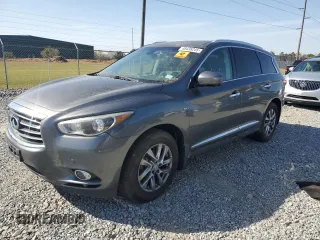 2015 Infiniti QX60 with VIN 5N1AL0MMXFC506575, listed as a Copart auction lot 48435245 with 61,198 mi miles and Salvage Title. Bid and sale history available at DreamBid. Image 1.