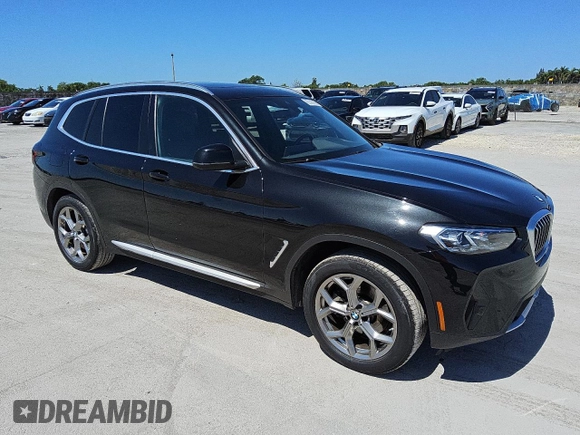 2024 BMW X3 sDrive30i z VIN 5UX43DP00R9V04092, wystawiony jako Copart lot #56058865 z przebiegiem 40 637 mil mil oraz Czysty tytuł • Clean title. Historia ofert i sprzedaży dostępna na DreamBid. Obrazek 4.