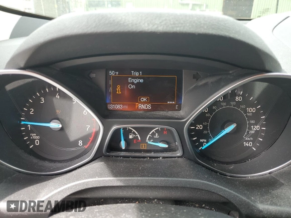 2017 Ford Escape S z VIN 1FMCU0F7XHUD20786, wystawiony jako Copart lot #49641925 z przebiegiem 31 083 mil mil oraz Szkoda całkowita • Salvage title. Historia ofert i sprzedaży dostępna na DreamBid. Obrazek 9.