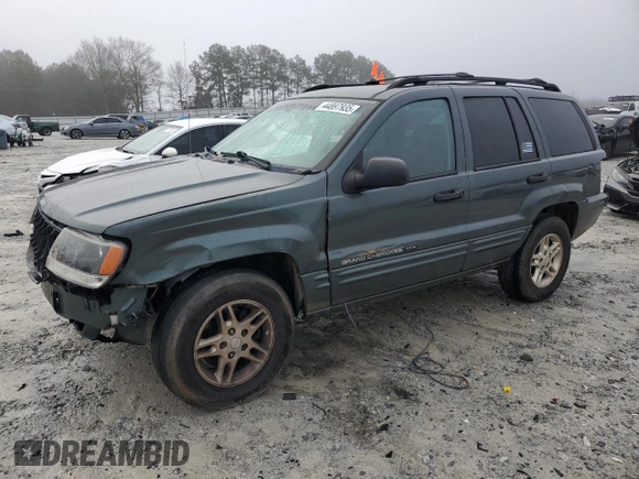 2004 Jeep Grand Cherokee with VIN 1J8GX48S24C186841, listed as a Copart auction lot 44897935 with Not provided miles and Salvage title. Bid and sale history available at DreamBid. Image 1.