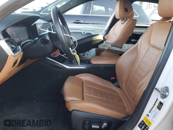 2020 BMW 3 Series 330i xDrive with VIN WBA5R7C05LFH70437, listed as a Copart auction lot 47979785 with 70,224 mi miles and Salvage Title. Bid and sale history available at DreamBid. Image 7.
