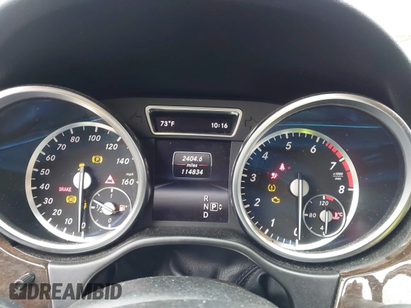 2015 Mercedes-Benz M 350 with VIN 4JGDA5HB1FA446304, listed as a IAAI auction lot 42610867 with 114,834 mi miles and . Bid and sale history available at DreamBid. Image 7.