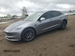 2025 Tesla Model 3 Long Range with VIN 5YJ3E1EAXSF980461, listed as a Copart auction lot 51093215 with 225 mi miles and Salvage title. Bid and sale history available at DreamBid. Image 1.