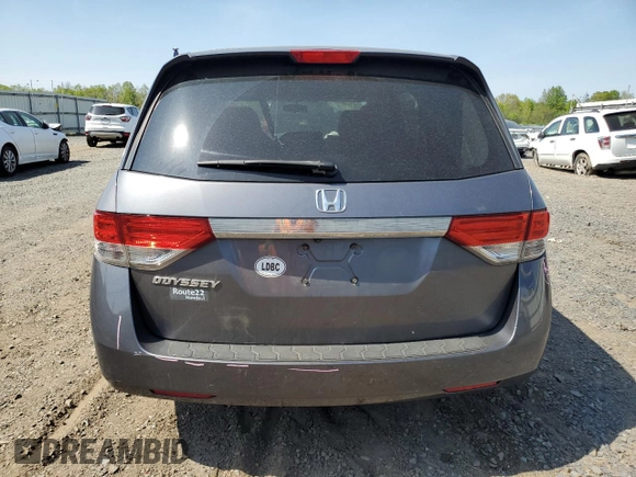 2014 Honda Odyssey EX with VIN 5FNRL5H42EB125092, listed as a Copart auction lot 53941455 with 110,684 mi miles and Salvage Title. Bid and sale history available at carsss.com. Image 6.